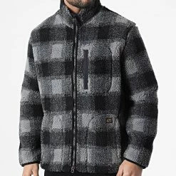 Les meilleures critiques de 🥰 Veste Polaire Zippée Sherpa Workwear M5011230A Gris Noir de Superdry 🎁