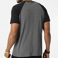 Acheter 🔥 Tee 👕 Shirt Raglan Vintage ⚾ Baseball Gris Anthracite Chiné de Superdry ⭐ -Superdry Soldes superdry 298312 M1011296A 6GP 20220120T155012 04