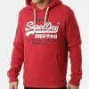 Sortie ❤️ Sweat Capuche Vintage Logo Classic M2011822A Rouge de Superdry ❤️ -Superdry Soldes superdry 300418 M2011822A OFL 20220202T160709 01