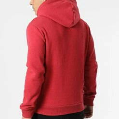 Sortie ❤️ Sweat Capuche Vintage Logo Classic M2011822A Rouge de Superdry ❤️ -Superdry Soldes superdry 300418 M2011822A OFL 20220202T160714 04