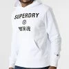Vente flash 💯 Sweat Capuche Code Core Sport M2011899A Blanc de Superdry ⌛ -Superdry Soldes superdry 301332 M2011899A 01C 20220225T141248 01