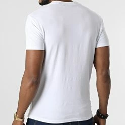 Meilleure vente 🔔 Tee 👚 Shirt Vintage Logo Embroidery M1011245A Blanc de Superdry 🛒 -Superdry Soldes superdry 301630 M1011245A 44C 20220225T141208 04