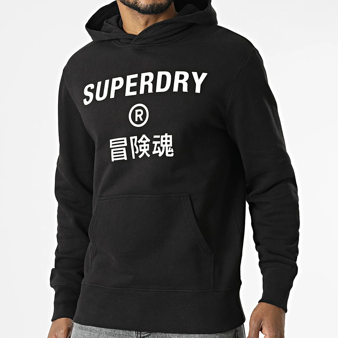 Nouveau 🎉 Sweat Capuche Code Core Sport M2011899B Noir de Superdry 👏 3 Nouveau 🎉 Sweat Capuche Code Core Sport M2011899B Noir de Superdry 👏