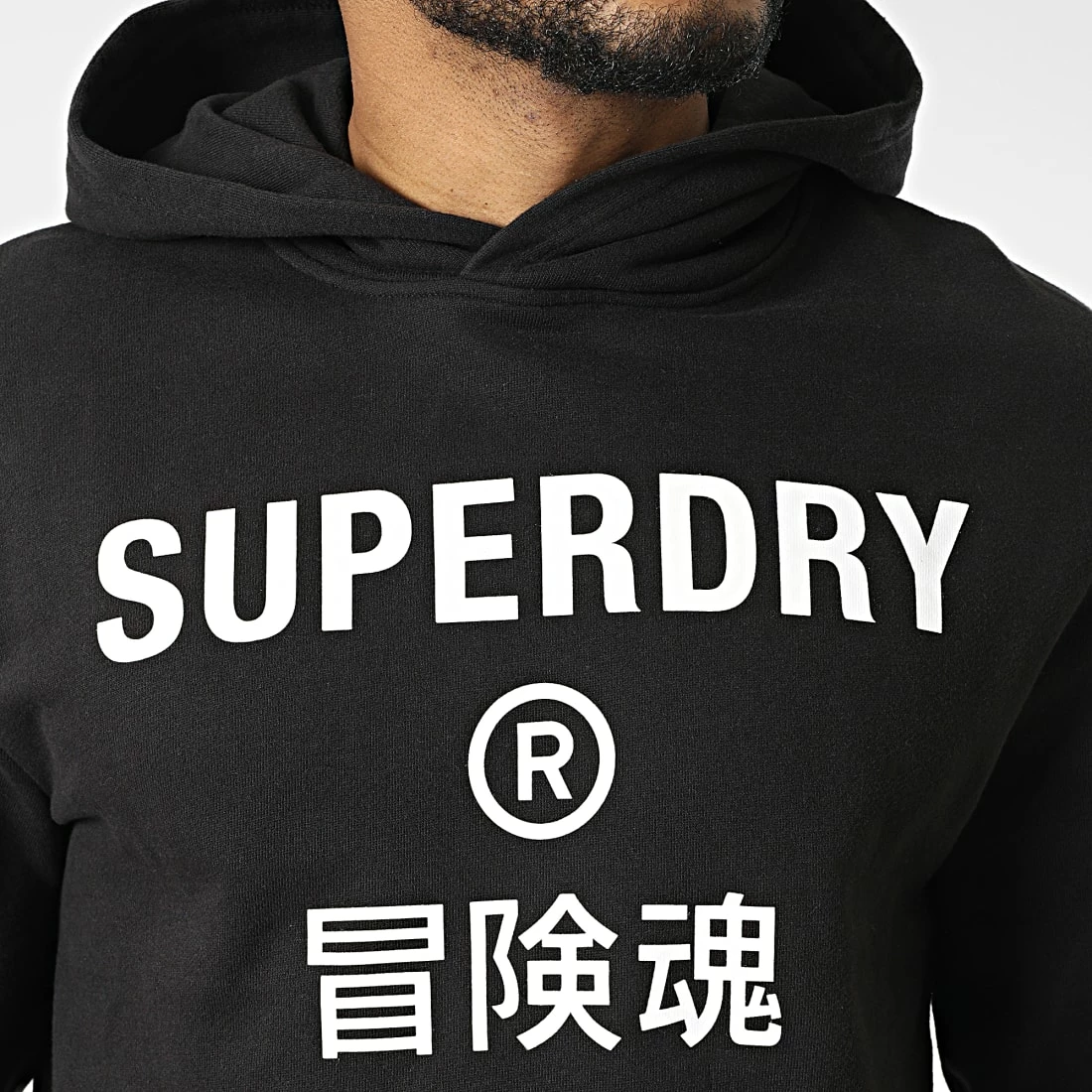 Nouveau 🎉 Sweat Capuche Code Core Sport M2011899B Noir de Superdry 👏 4 Nouveau 🎉 Sweat Capuche Code Core Sport M2011899B Noir de Superdry 👏 – Image 2
