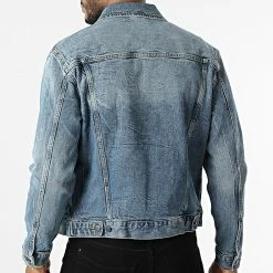 Budget 💯 Veste Jean Highwayman Trucker Bleu Denim de Superdry ⭐ 9 Budget 💯 Veste Jean Highwayman Trucker Bleu Denim de Superdry ⭐ -Superdry Soldes superdry 304009 M5011276A 5ZL 20220225T141502 04