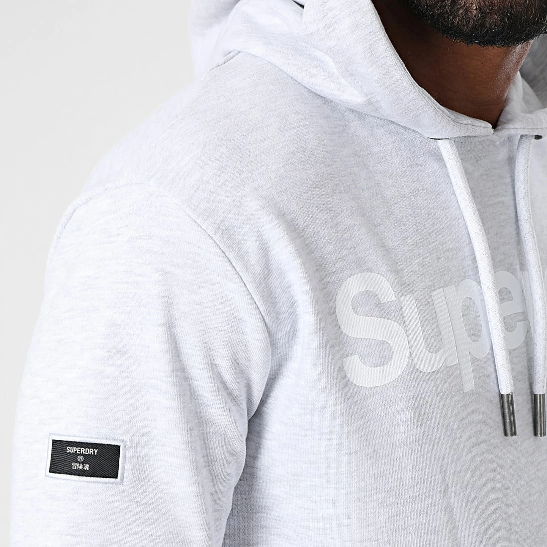 Meilleur prix 😀 Sweat Capuche Classic M2011860A Gris Clair Chiné de Superdry 🥰 4 Meilleur prix 😀 Sweat Capuche Classic M2011860A Gris Clair Chiné de Superdry 🥰 – Image 2