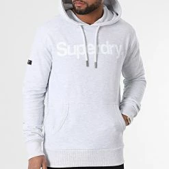 Meilleur prix 😀 Sweat Capuche Classic M2011860A Gris Clair Chiné de Superdry 🥰 8 Meilleur prix 😀 Sweat Capuche Classic M2011860A Gris Clair Chiné de Superdry 🥰 -Superdry Soldes superdry 304012 M2011860A 54G 20220224T133156 03