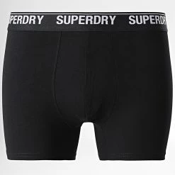 Meilleure vente ⌛ Lot De 3 Boxers Classic Noir de Superdry ❤️ -Superdry Soldes superdry 304013 M3110342A 6PI 20220218T135358 03