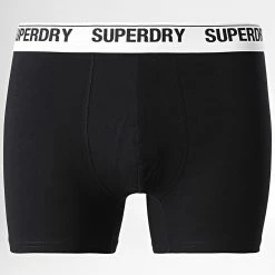 Meilleure vente ⌛ Lot De 3 Boxers Classic Noir de Superdry ❤️ -Superdry Soldes superdry 304013 M3110342A 6PI 20220218T135400 04