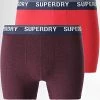 Meilleure affaire ⭐ Lot De 2 Boxers Classic Bordeaux Rouge de Superdry 🎉 -Superdry Soldes superdry 304036 M3110339A 6PR 20220228T145032 01