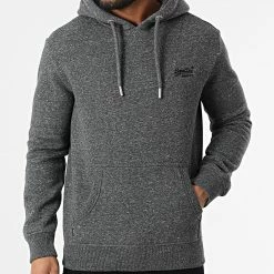 Les meilleures critiques de 🎉 Sweat Capuche Vintage Logo Embroidery M2011951A Gris Anthracite Chiné de Superdry 🔥 -Superdry Soldes superdry 304392 M2011951A 6AL 20220224T162946 03