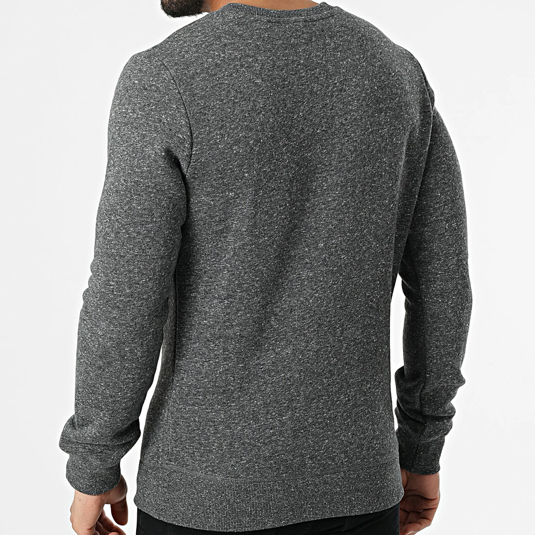 Meilleure vente 🛒 Sweat Crewneck Vintage Logo Embroidery M2011949A Gris Anthracite Chiné de Superdry ✨ 6 Meilleure vente 🛒 Sweat Crewneck Vintage Logo Embroidery M2011949A Gris Anthracite Chiné de Superdry ✨ – Image 4