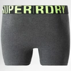 Sortie ⭐ Lot De 2 Boxers Classic Gris Chiné de Superdry ✔️ -Superdry Soldes superdry 308521 M3110340A 6PK 20220317T120551 04