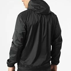 Bon marché ❤️ Coupe-Vent Capuche Code Essential Noir de Superdry 🤩 -Superdry Soldes superdry 308537 M5011318A FC2 20220311T151640 04