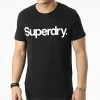 Remise ⌛ Tee 👕 Shirt Classic M1011336B Noir de Superdry 🎁