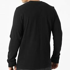 Grosses soldes ❤️ Tee 👚 Shirt Manches Longues Vintage Classic Noir de Superdry ✨ -Superdry Soldes superdry 309162 M6010637A 02A 20220318T160713 04