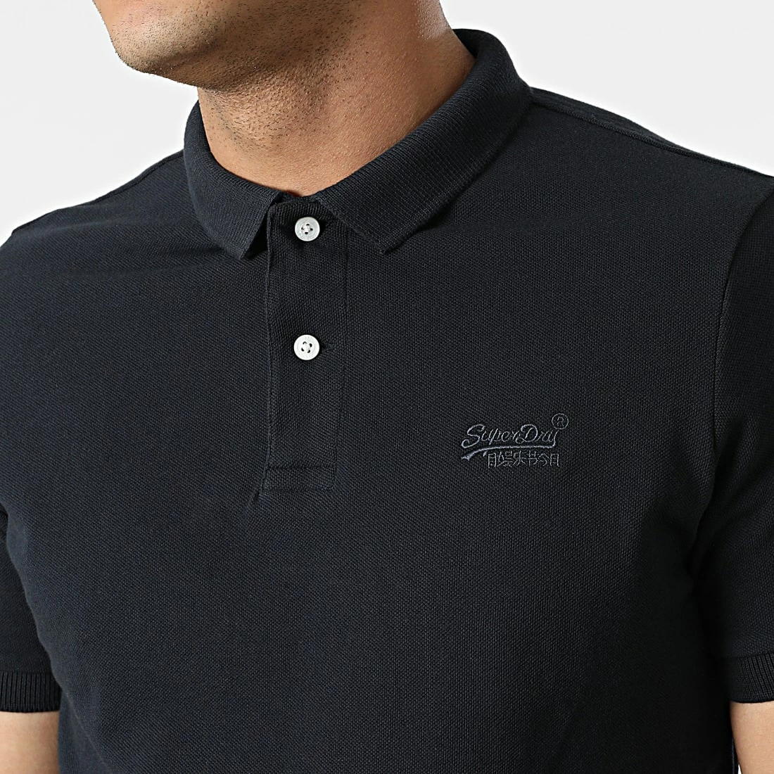 Le moins cher ⌛ Polo Manches Courtes Classic Piqué Bleu Marine de Superdry 🔔 4 Le moins cher ⌛ Polo Manches Courtes Classic Piqué Bleu Marine de Superdry 🔔 – Image 2