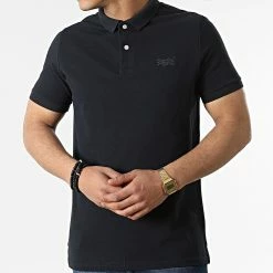 Le moins cher ⌛ Polo Manches Courtes Classic Piqué Bleu Marine de Superdry 🔔 8 Le moins cher ⌛ Polo Manches Courtes Classic Piqué Bleu Marine de Superdry 🔔 -Superdry Soldes superdry 310989 M1110247A 98T 20220404T160201 03