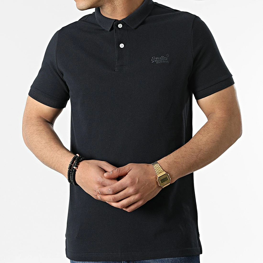 Le moins cher ⌛ Polo Manches Courtes Classic Piqué Bleu Marine de Superdry 🔔 5 Le moins cher ⌛ Polo Manches Courtes Classic Piqué Bleu Marine de Superdry 🔔 – Image 3