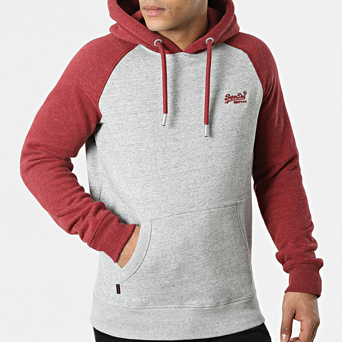 Acheter 🛒 Sweat Capuche Vintage Logo Embroidery M2011948 Gris Chiné Bordeaux de Superdry ✔️ 5 Acheter 🛒 Sweat Capuche Vintage Logo Embroidery M2011948 Gris Chiné Bordeaux de Superdry ✔️ – Image 3