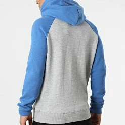 Sortie 😍 Sweat Capuche Vintage Logo Embroidery M2011948 Gris Chiné Bleu de Superdry 💯 -Superdry Soldes superdry 312059 M2011948A 6YD 20220405T155518 04