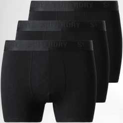 Bon marché ✔️ Lot De 3 Boxers Classic Noir de Superdry 🌟