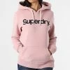 Top 10 🎉 Sweat Capuche Femme Classic Rose de Superdry 👏 -Superdry Soldes superdry 315948 W2011249B 10R 20220429T160637 01