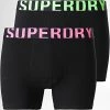 Promo 🛒 Lot De 2 Boxers Classic Noir de Superdry ✨