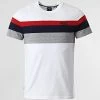 Promo 🧨 Tee 👕 Shirt OL Classic YD Stripe M1011513A Blanc de Superdry 🎉 -Superdry Soldes superdry 318377 M1011513A 01C 20220505T155812 01