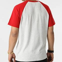 Meilleure vente 🎁 Tee 👕 Shirt Vintage Americana ⚾ Baseball M1011324A Gris Chiné Rouge de Superdry 🥰 -Superdry Soldes superdry 318442 M1011324A 5WB 20220513T160851 04