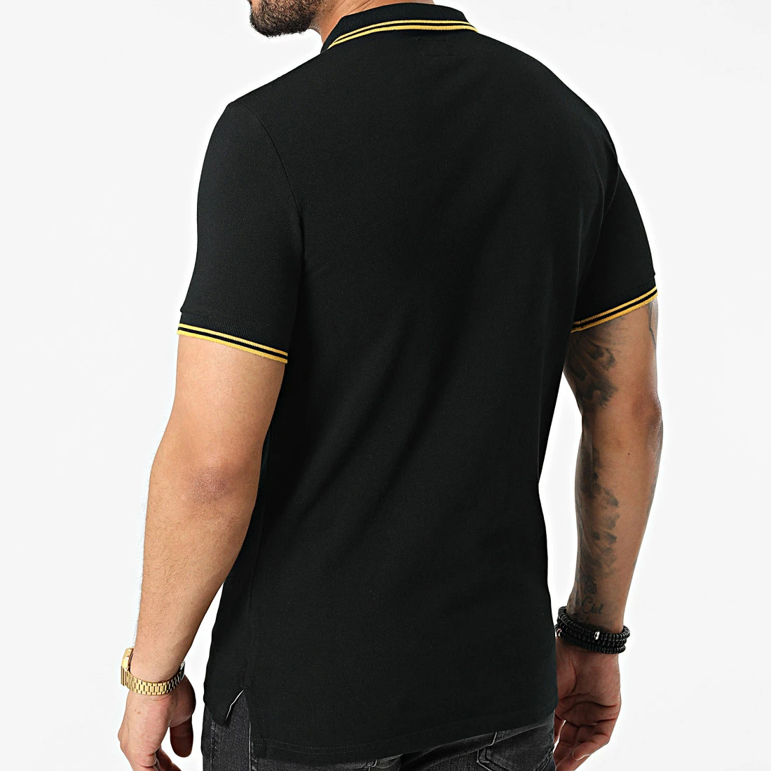 Acheter 😉 Polo A Manches Courtes Vintage Tipped M1110291A Noir de Superdry 🎉 6 Acheter 😉 Polo A Manches Courtes Vintage Tipped M1110291A Noir de Superdry 🎉 – Image 4