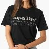 Remise 👍 Tee 👚 Shirt Femme Vintage Venue Noir de Superdry 🧨 -Superdry Soldes superdry 321635 W1010844A 02A 20220601T160449 01