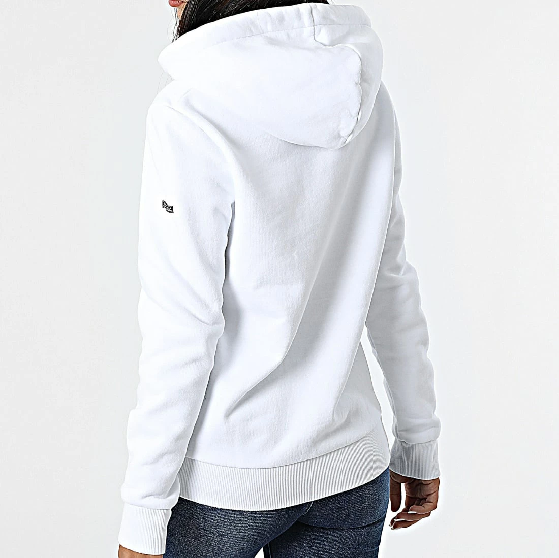 Le moins cher 👏 Sweat Capuche Femme Vintage Venue Blanc Argenté de Superdry 🎉 6 Le moins cher 👏 Sweat Capuche Femme Vintage Venue Blanc Argenté de Superdry 🎉 – Image 4