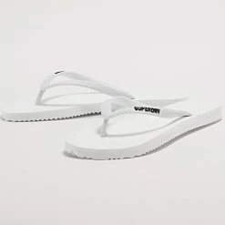 Meilleure vente ✨ Tongs Femme Vintage Classic Blanc de Superdry ⭐ -Superdry Soldes superdry 322718 WF310165A 04C 20220609T160712 04