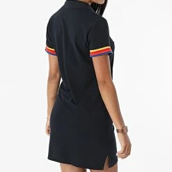 Meilleur prix 🧨 Robe Polo Femme Vintage Stripe Noir de Superdry 🧨 -Superdry Soldes superdry 323076 W8011102A 98T 20220621T135023 04