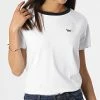 Remise 🔔 Tee 👕 Shirt Femme A Bandes W1010851A Blanc de Superdry 🔔 -Superdry Soldes superdry 324814 W1010851A 04C 20220719T143312 01