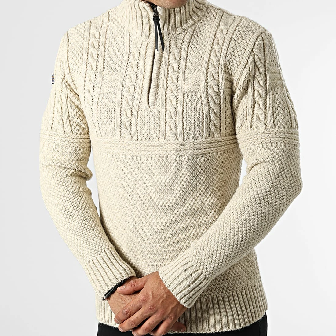 Les meilleures critiques de 😍 Pull Col Zippé M6110308A Beige de Superdry 👍 5 Les meilleures critiques de 😍 Pull Col Zippé M6110308A Beige de Superdry 👍 – Image 3