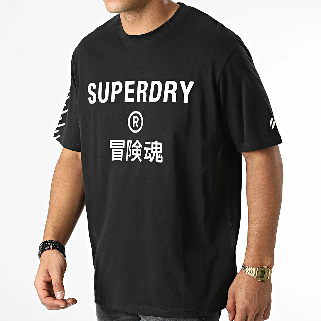 Coupon 💯 Tee 👕 Shirt M1011617A Noir de Superdry 👍 3 Coupon 💯 Tee 👕 Shirt M1011617A Noir de Superdry 👍
