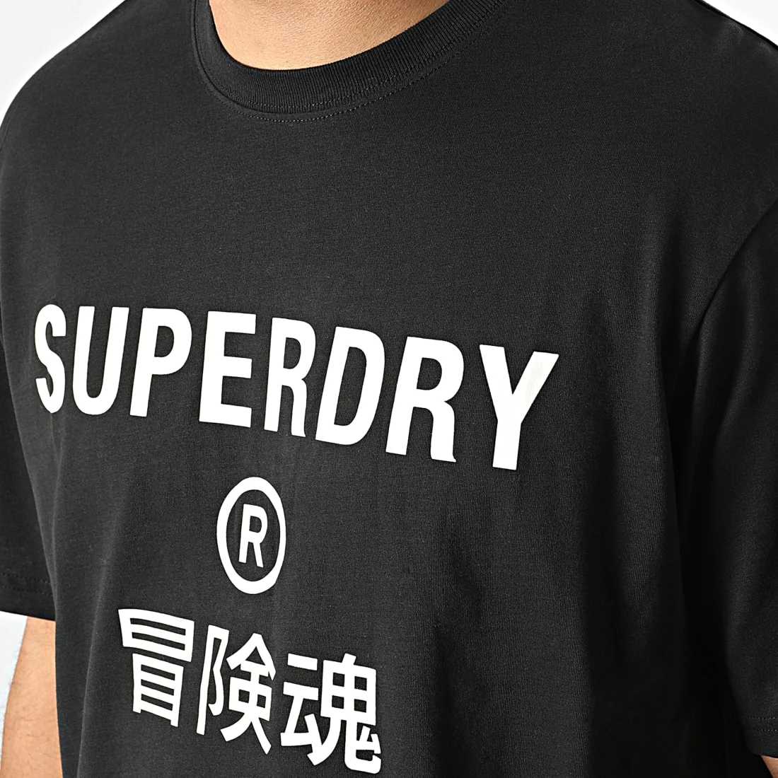 Coupon 💯 Tee 👕 Shirt M1011617A Noir de Superdry 👍 4 Coupon 💯 Tee 👕 Shirt M1011617A Noir de Superdry 👍 – Image 2