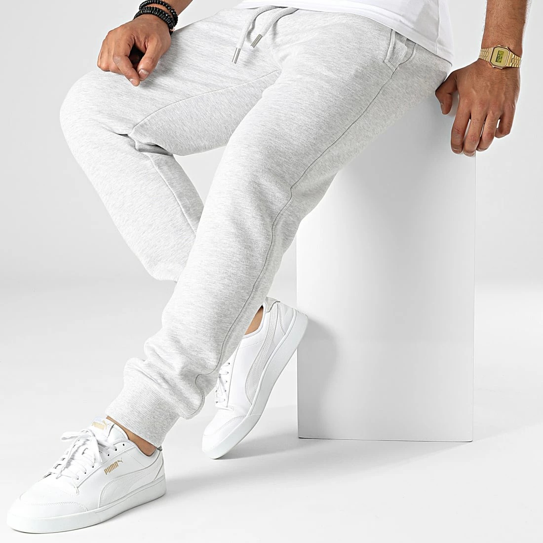 Tout neuf 🔔 Pantalon Jogging Vintage Logo Embroidery M7010957A Gris Chiné de Superdry 🧨 5 Tout neuf 🔔 Pantalon Jogging Vintage Logo Embroidery M7010957A Gris Chiné de Superdry 🧨 – Image 3