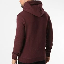 Nouveau 🔥 Sweat Capuche M2012399A Bordeaux de Superdry 👍 -Superdry Soldes superdry 330554 M2012399A 7PY 20220804T161839 04