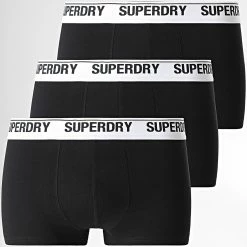 Bon marché 💯 Lot De 3 Boxers Classic Noir de Superdry ⌛