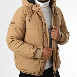 Nouveau ❤️ Parka Capuche Vintage Mountain M5011423A Sable de Superdry 😉