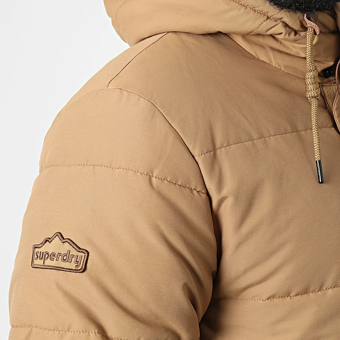 Nouveau ❤️ Parka Capuche Vintage Mountain M5011423A Sable de Superdry 😉 4 Nouveau ❤️ Parka Capuche Vintage Mountain M5011423A Sable de Superdry 😉 – Image 2