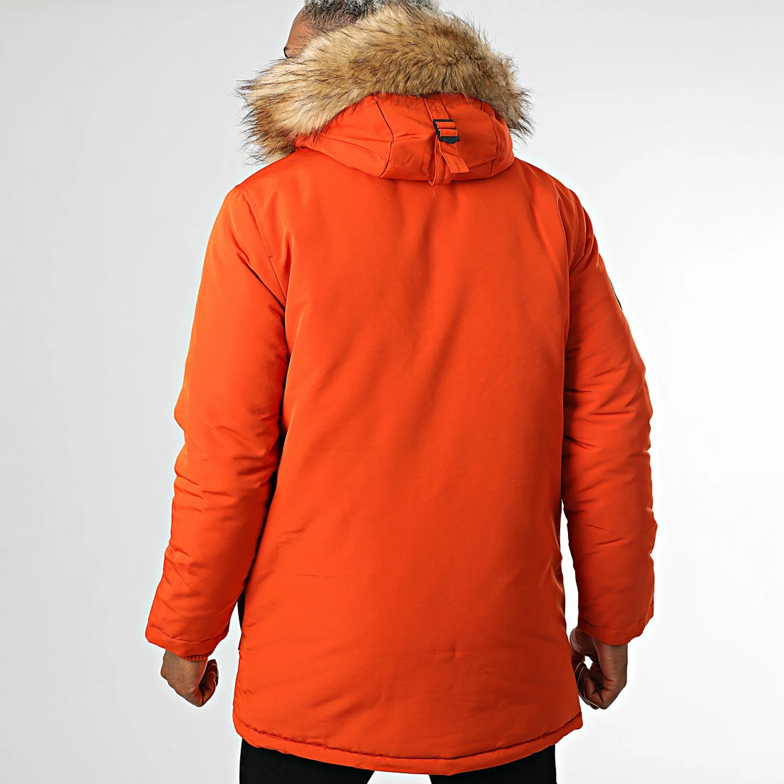 Nouveau 🤩 Parka Capuche Fourrure Vintage Everest M5011573A Orange de Superdry 💯 6 Nouveau 🤩 Parka Capuche Fourrure Vintage Everest M5011573A Orange de Superdry 💯 – Image 4