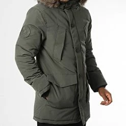 Acheter 🎉 Parka Capuche Fourrure Vintage Everest M5011573A Vert Kaki de Superdry 🔔 -Superdry Soldes superdry 332848 M5011573A LO3 20220906T141119 03