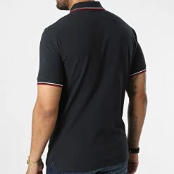 Meilleure vente 🧨 Polo Manches Courtes Vintage Tipped M1110344A Bleu Marine de Superdry ⌛ -Superdry Soldes superdry 333171 M1110344A NAT 20220818T155611 04