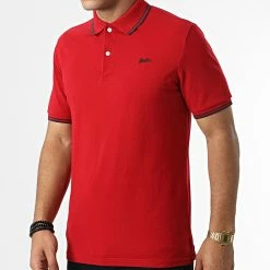 Remise 🎉 Polo Manches Courtes M1110344A Rouge de Superdry 🧨