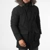 Sortie 🛒 Parka Capuche Fourrure Vintage Everest M5011573A Noir de Superdry ✨ -Superdry Soldes superdry 334660 M5011573A 12A 20220905T160201 01