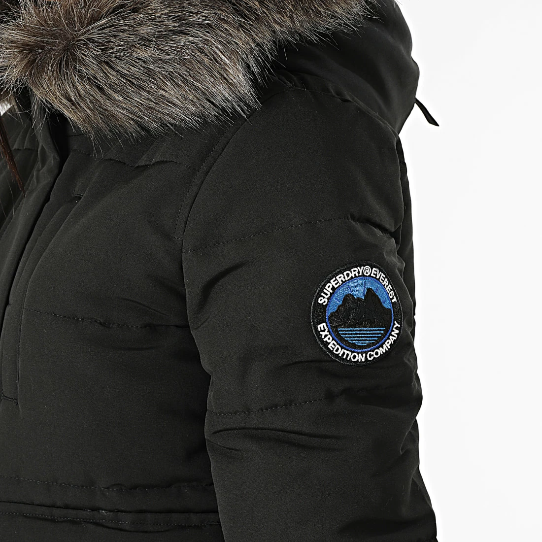 Acheter ❤️ Veste Bomber Capuche Fourrure Femme Everest Noir de Superdry 🧨 4 Acheter ❤️ Veste Bomber Capuche Fourrure Femme Everest Noir de Superdry 🧨 – Image 2